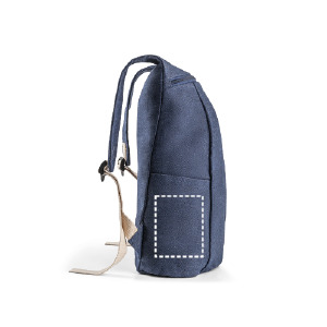 Posición de marcaje mochila parte superior