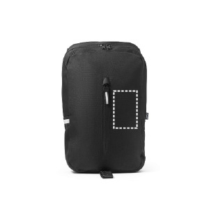 Posición de marcaje mochila delantera lateral