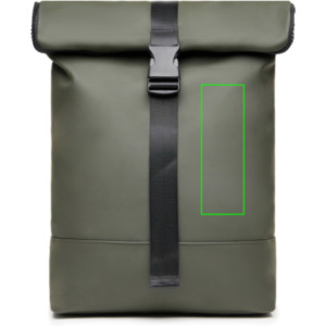 Parte frontal y derecha del artículo