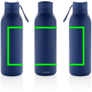 Parte frontal en medio