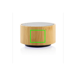 Posición de impresión parte frontal del artículo con laser