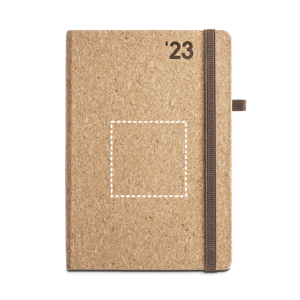 Posición de impresión agenda delantera con láser (hasta 2cm2)