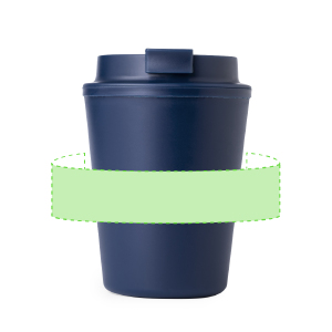 Posición de marcaje alrededor del vaso