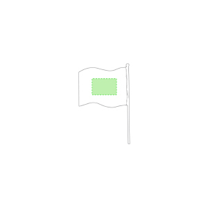 Posición de marcaje centrado en la bandera