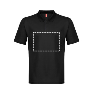 Polo manga corta pecho
