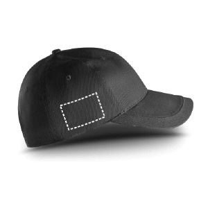 Posición de marcaje gorra lado izquierdo