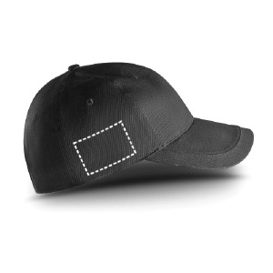Posición de marcaje gorra lado izquierdo