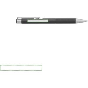 Posición de marcaje junto al clip, escritura zurda