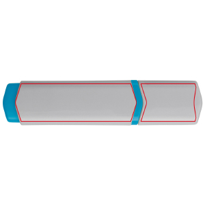 Posición de marcaje marcador de texto azul lado 2