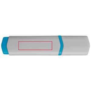 Posición de marcaje marcador de texto azul lado 2