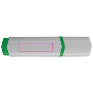 Posición de marcaje marcador de texto verde lado 2