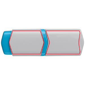 marcador de texto azul lado 1