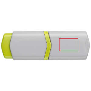 marcador de texto amarillo en el capuchÃ³n