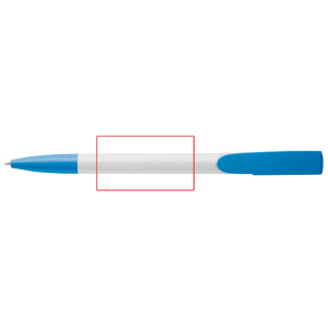 En el cuerpo alineado con el clip