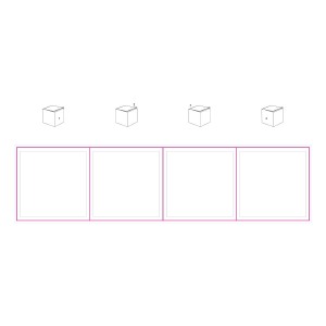 Posición de marcaje bloque, los 4 lados all around