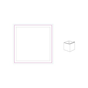Posición de marcaje bloque single sheet print