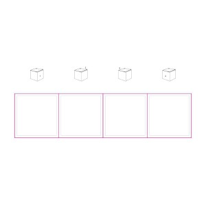 Posición de marcaje bloque, los 4 lados all around