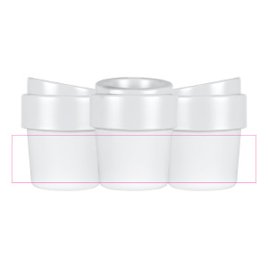 Posición de marcaje taza de consumición alrededor