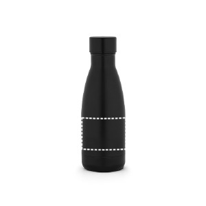 Posición de marcaje botella deporte cuerpo