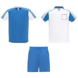 Posición de marcaje 1a camiseta - pecho izquierdo