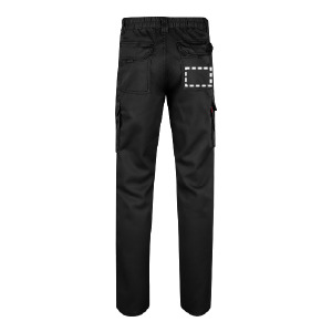 Posición de marcaje pantalones de trabajo bolsillo posterior del