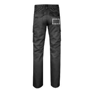 Posición de marcaje pantalones de trabajo bolsillo posterior del
