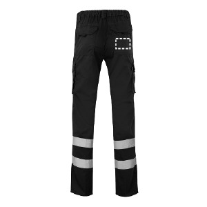 Posición de marcaje pantalones de trabajo bolsillo posterior del