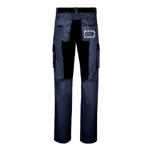 Posición de marcaje pantalones de trabajo bolsillo posterior del