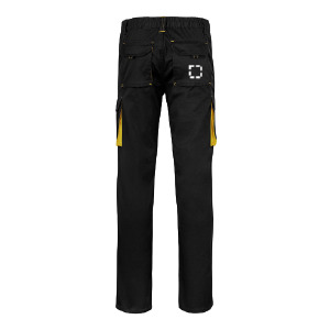 Posición de marcaje pantalones de trabajo bolsillo posterior del