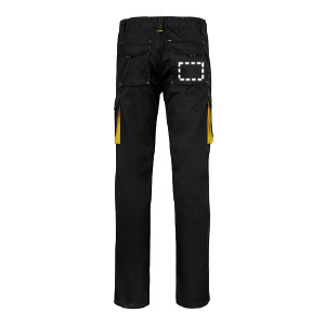 Posición de marcaje pantalones de trabajo bolsillo posterior del