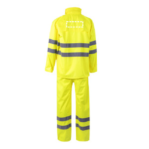 Posición de marcaje chaqueta reflectora lado izquierdo