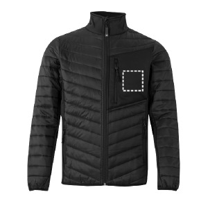 Posición de marcaje chaqueta softshell lado derecho