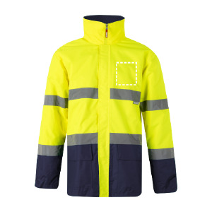 Chaqueta reflectora Lado derecho