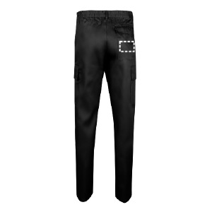 Posición de marcaje pantalones de trabajo bolsillo posterior del