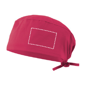 Posición de marcaje gorro delantera