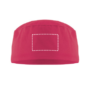 Posición de marcaje gorro delantera