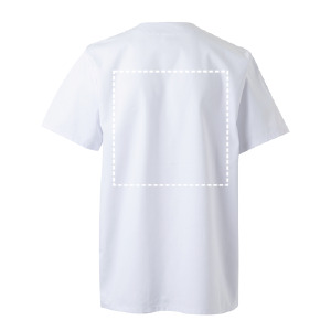 Posición de marcaje camisa manga corta manga