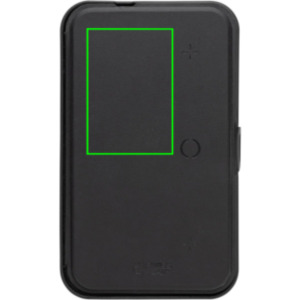 Parte frontal y alta del artículo