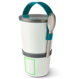 Parte frontal y baja del artículo