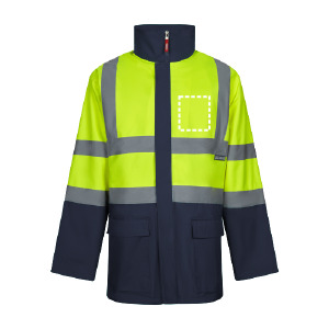 Chaqueta reflectora Lado derecho