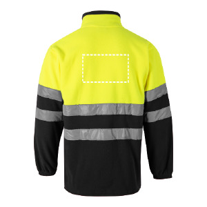Posición de marcaje chaqueta reflectora manga 2