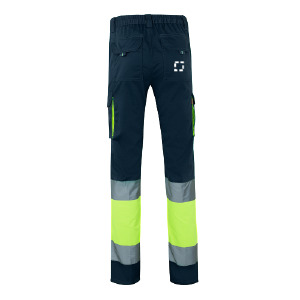 Posición de marcaje pantalones de trabajo bolsillo posterior del