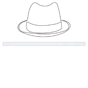 Cinta poliester blan