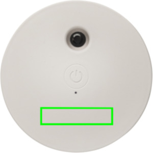 Parte frontal del artículo