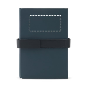 Posición de marcaje bloc de notas upper back