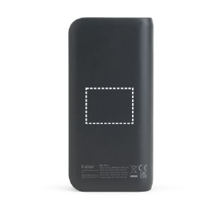 Posición de marcaje batería portátil upper back