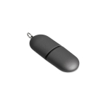 USB promocionales económicos para empresas en forma de cápsula Infocap color titanio