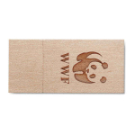 USB ecológico de madera personalizado plano USB Madera Plano color madera clara