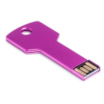 Llaves USB personalizada disponible en varios colores Llave USB color fucsia
