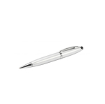 Bolígrafos USB personalizados elegantes con puntero táctil USB color plateado